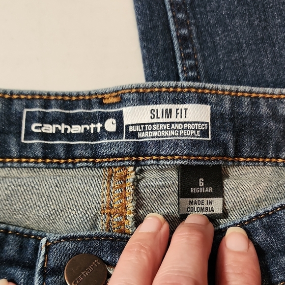 Carhartt Blue Straight Leg Jeans Classic Style - Picture 2 of 8